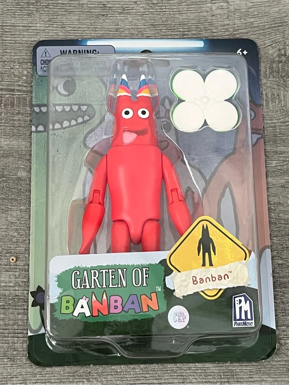 PhatMojo Garten of Banban Banban Action Figure Red Plastic Boxed Age 6+
